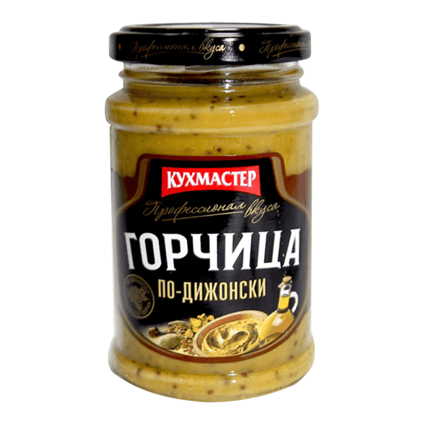 Фото Горчица дижонская Кухмастер 210гр ст/б Россия