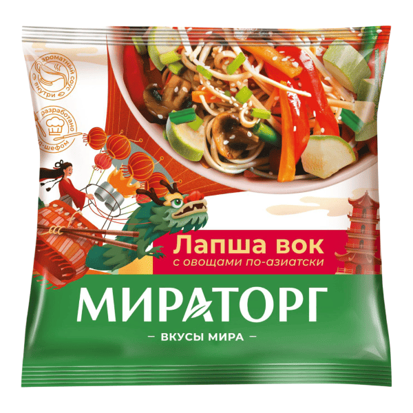 Фото Лапша вок по-азиатски с/м Витамин Мираторг (400гр) 