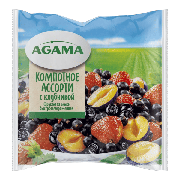Фото Компотное ассорти с клубникой AGAMA (300гр)
