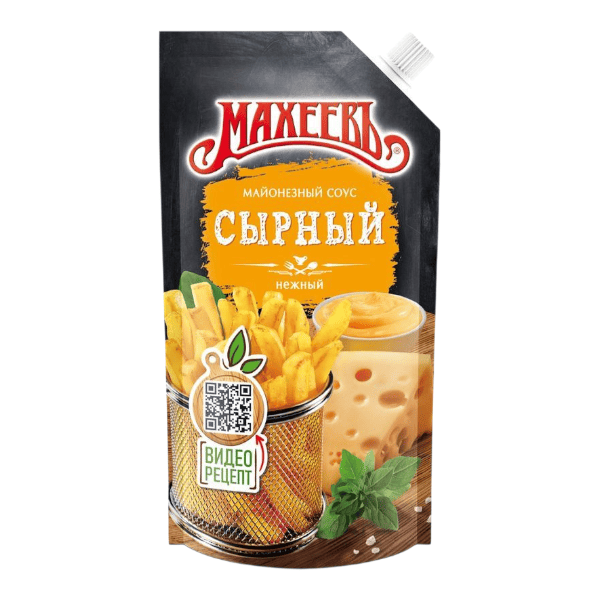 Фото Соус Майонезный Махеевъ сырный д/п 200гр