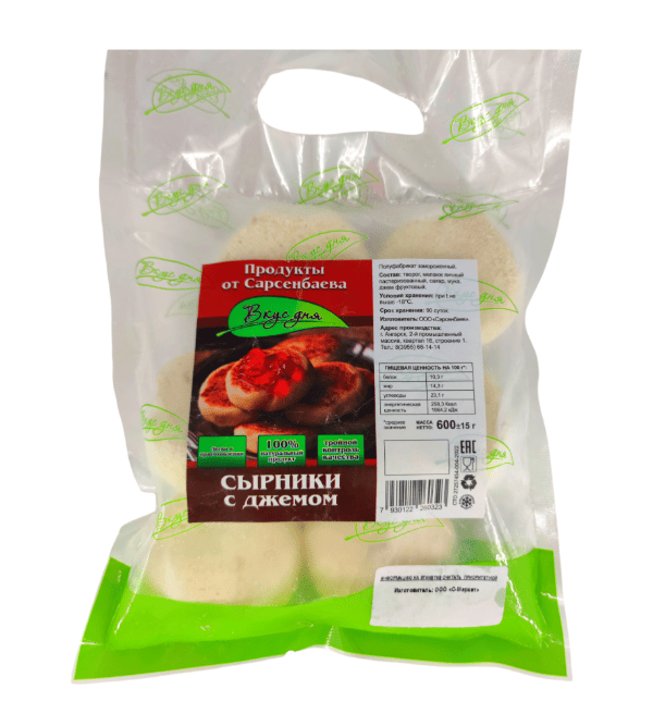 Фото Сырники с джемом (600 гр)