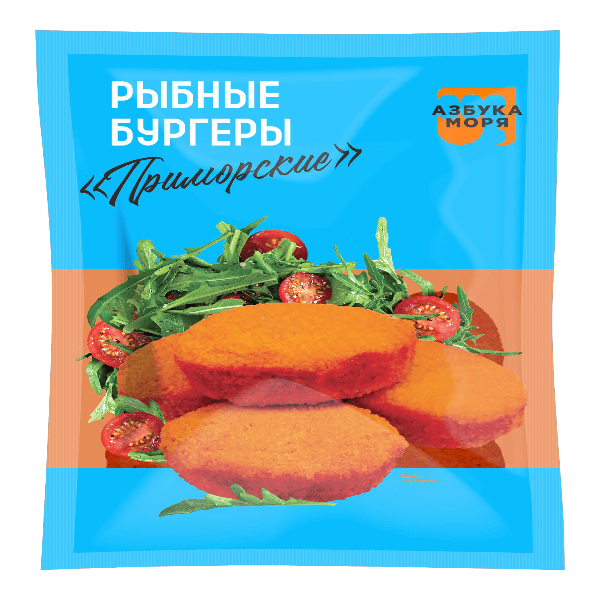 Фото Бургер рыбный Приморский (Азбука моря) (450 гр)