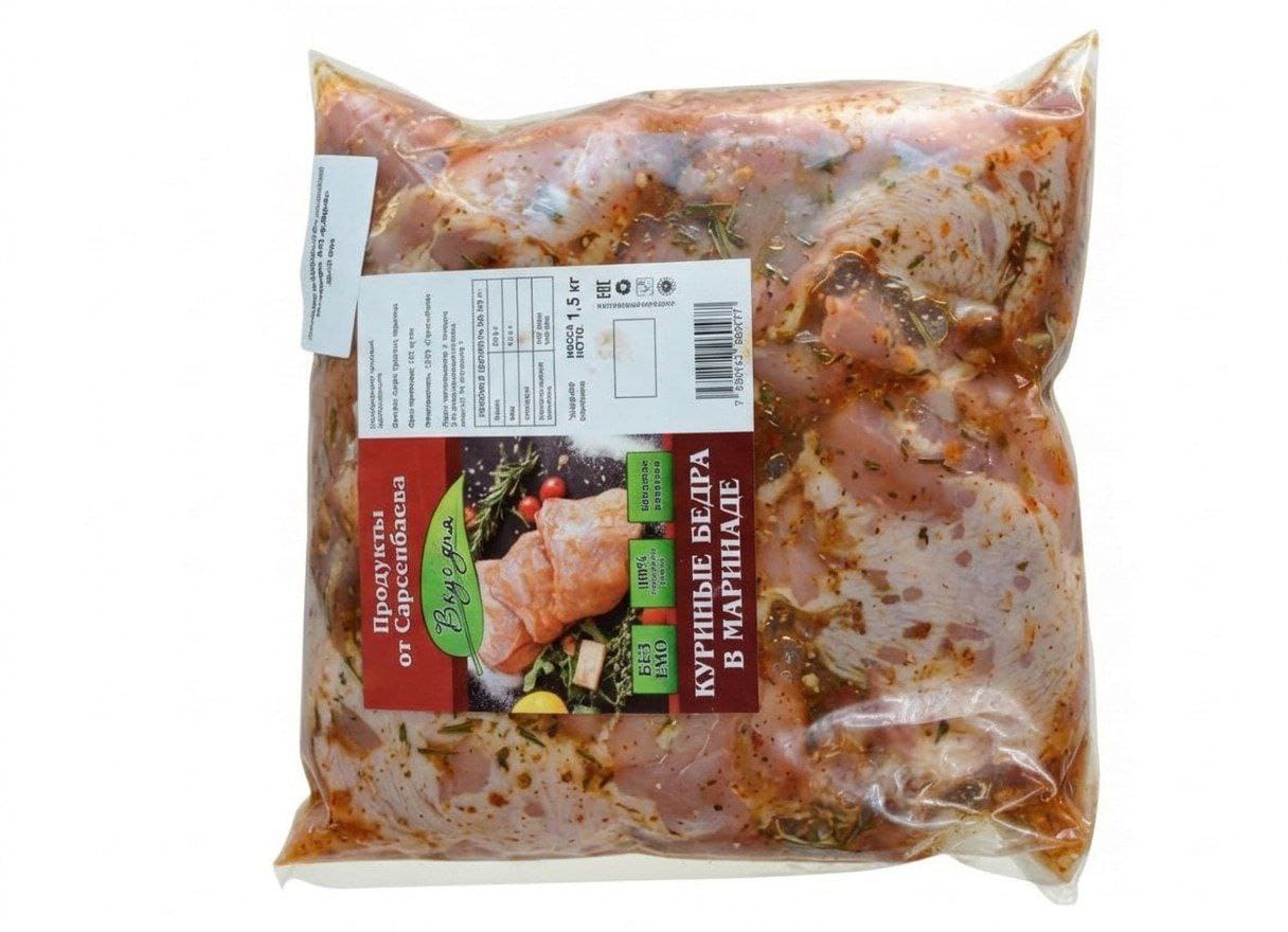 Фото Бедро куриное в маринаде (1,5 кг)